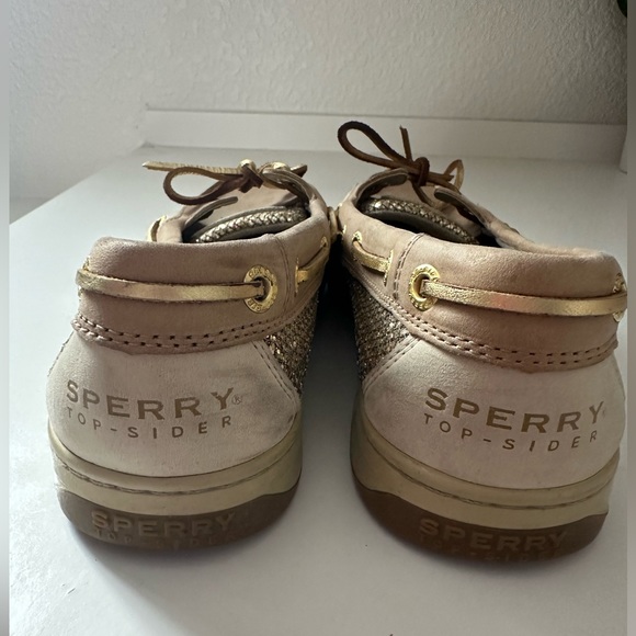 Sperry EUC Topsider Shoes with Gold - size 8.5 - Picture 4 of 5